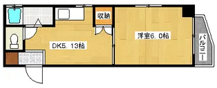 田川ビル【4階】の間取り