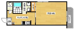 クレールIWAI【2階】の間取り