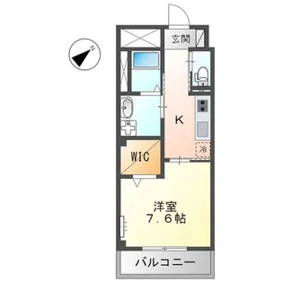 ローズガーデン舟入南【2階】の間取り