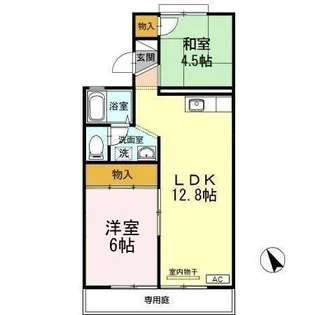 サンドール南の間取り