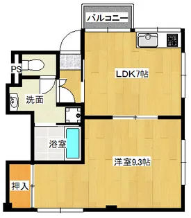 レジデンス牛田【2階】の間取り