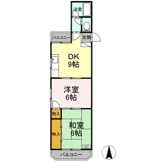 コーポ武内【3階】の間取り