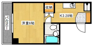 うしおマンション【6階】の間取り