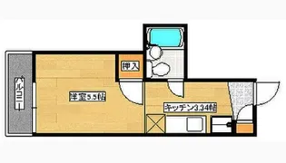 うしおマンション【6階】の間取り