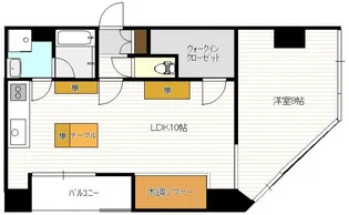 坪井ビル【4階】の間取り