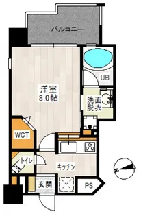 IREWARD観音町【9階】の間取り