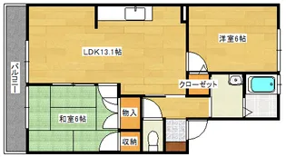 パークメゾンB棟【2階】の間取り