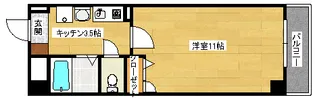 十日市森野ビルの間取り