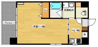 ハレルSA1ビル【6階】の間取り