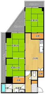 新中広ビル【602号室】の間取り