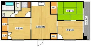 丸子ビル【6階】の間取り