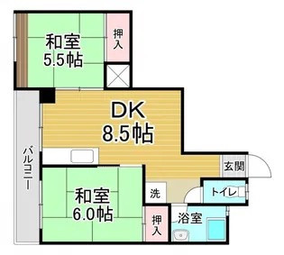 第1吉岡ビル【3階】の間取り