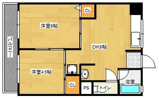 第1吉岡ビル【4階】の間取り