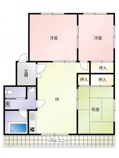 コーポ三宅【3階】の間取り