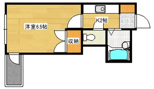 エステート20天満の間取り