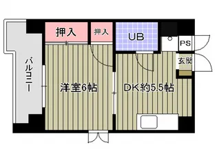 第3久保井ビル【501号室】の間取り