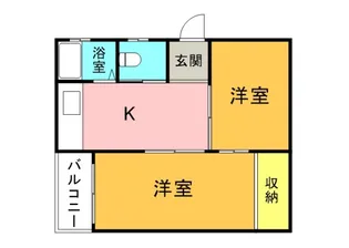 第2中万ビル【2階】の間取り