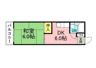 玉森ビル【402号室】の間取り