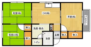 プレジールの間取り