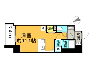 ブランシエスタ河原町【3階】の間取り