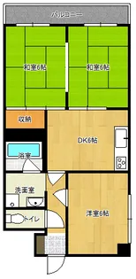 新中広ビル【7階】の間取り
