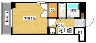 片山ビル10【5階】の間取り