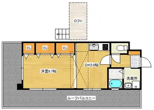 第9小谷ビル【13階】の間取り