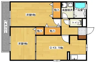 ウイングMISAWA3【1階】の間取り