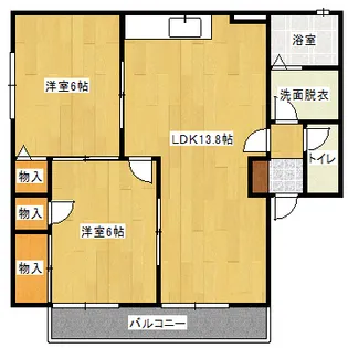 セジュールSHIGENOB棟【1階】の間取り
