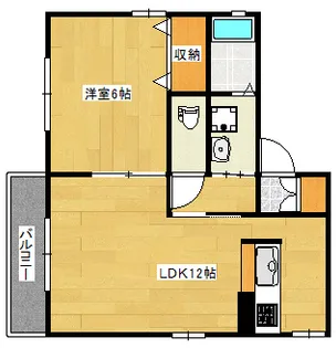 セントラル古江【1階】の間取り