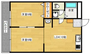 デュウオコート東雲本町【3階】の間取り
