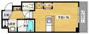 ウインドー金屋町【5階】の間取り