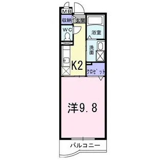 プロムナ-ド【1階】の間取り