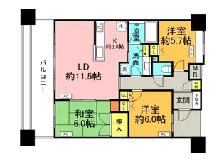 ファーストレジデンス紙屋町の間取り