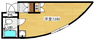 リバーサイド吉島【4階】の間取り
