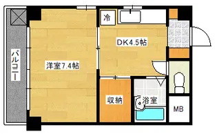 コートドール3【2階】の間取り