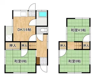 広島県安芸郡府中町瀬戸ハイム1丁目【一戸建】の間取り