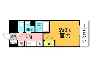 プレサンス広島中央【12階】の間取り