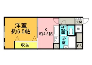 舟入コータース【5階】の間取り