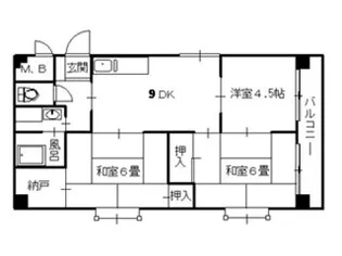 トヨシマビル【2階】の間取り