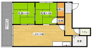 山口ビル【2階】の間取り