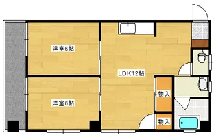 中元ビル【3階】の間取り