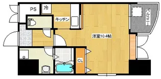 家納喜本川館【10階】の間取り