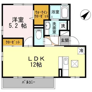ルクプルC棟の間取り