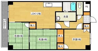 ビラバロン2の間取り