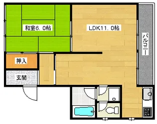 伊井ビル【2階】の間取り