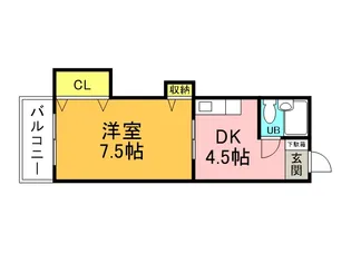 安本ビル【3階】の間取り