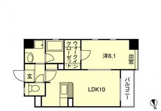 ヴィヴァーチェビスタ【3階】の間取り