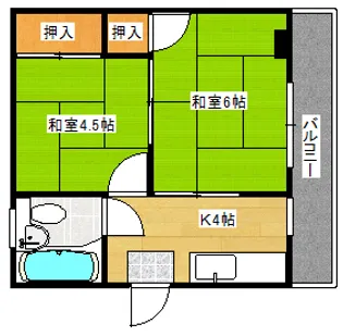 シートピア井口台の間取り