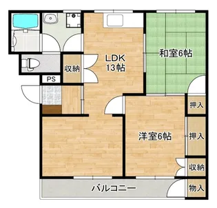 ニューライフ石田【2階】の間取り